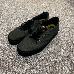 Men's Grey & Black Vans